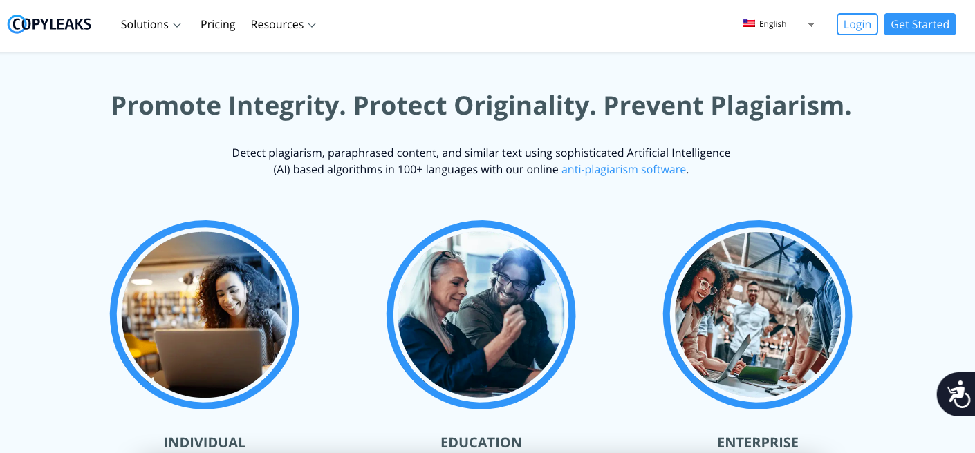 Plagiarism Detector  Copyleaks Pricing, Reviews, Alternatives