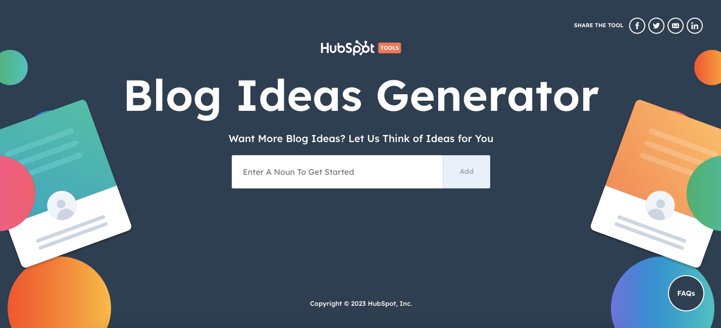 Portent's Content Idea Generator - Instant Blog Topic Inspiration