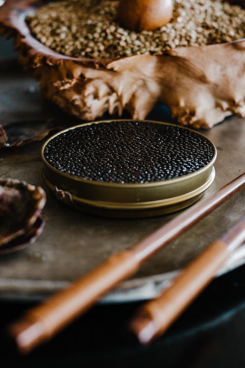 Black Caviar Kosher in a Bowl